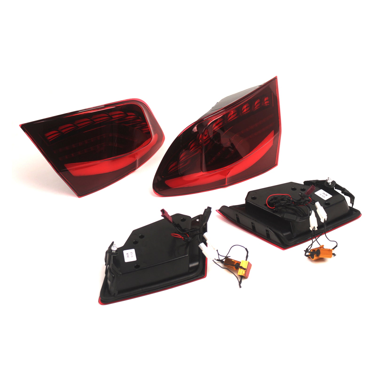 2010-2016 6:e generationen 5-serien F10 F18 M5 L&R Röda LED-bakljus Bakljusenhet