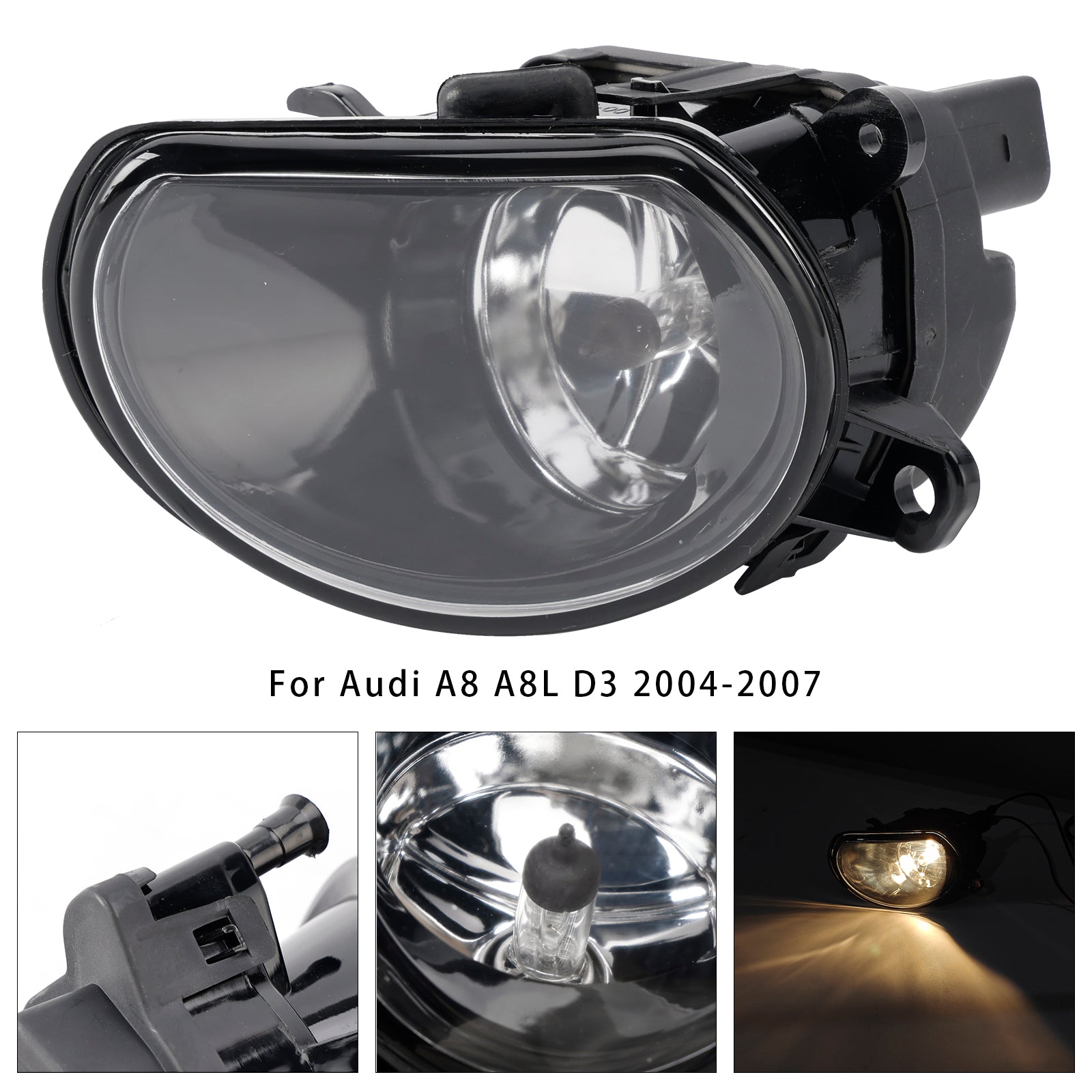 2004-2007 Audi A8 D3 1 Pcs Left Driver Side Front Bumper Fog Light