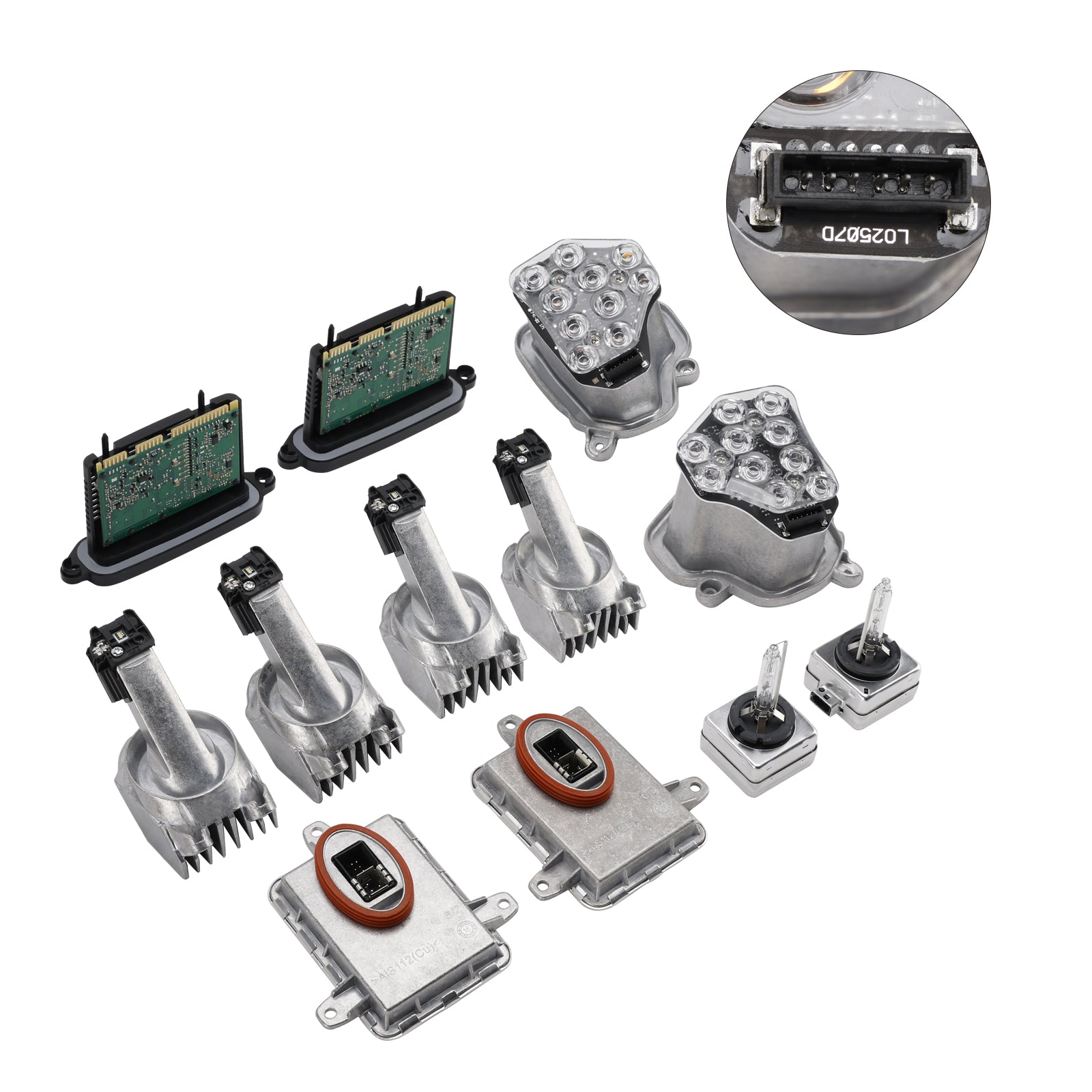 12ST Vänster+Höger Strömmodul LED-strålkastare AHL För BMW 5-serie F10 F11 F07