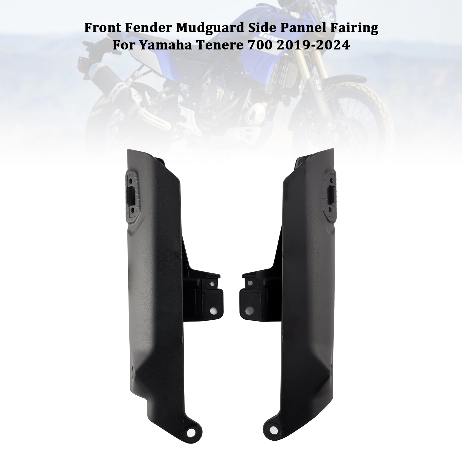 2019-2024 Yamaha Tenere 700 Frente Fender Painel Lateral Protetor de Protetor