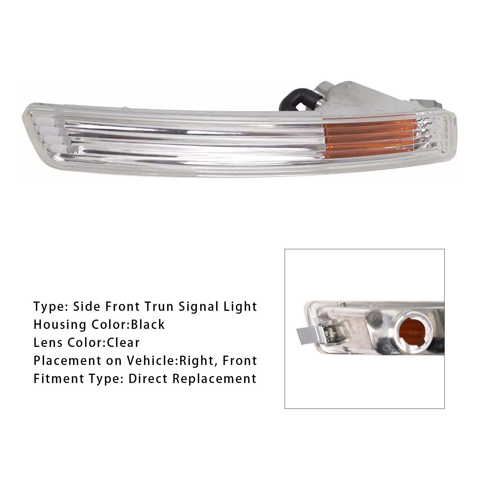 2006-2010 Volkswagen Kever 1 Stuks Voorbumper Rechts Richtingaanwijzer 1C0953042R