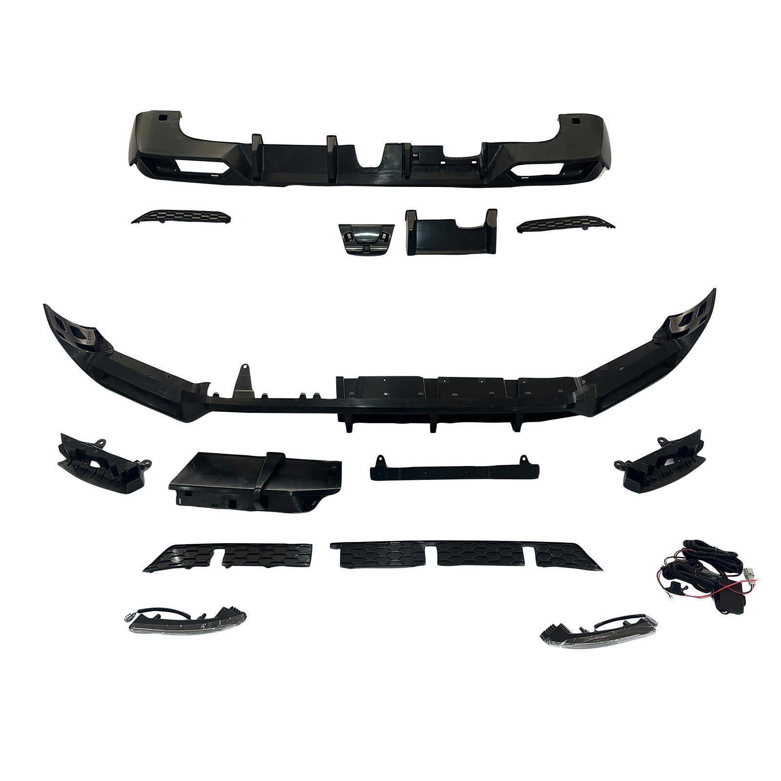 Front Rear Bumper Diffuser Lip Fit Mercedes Benz G-Class W465 2025+ PP