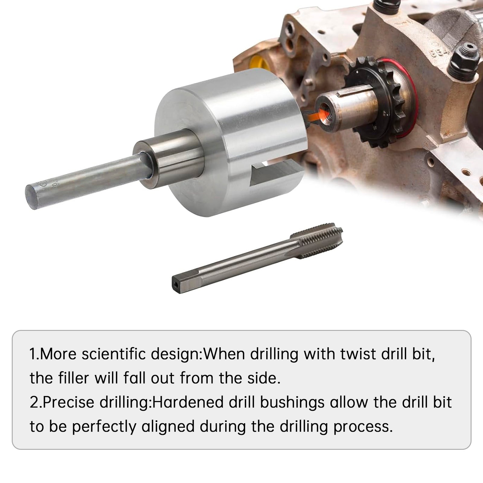Vevaxel Borrstift Fixtur Verktyg Balanseringsbult för Chevy 230 283 327