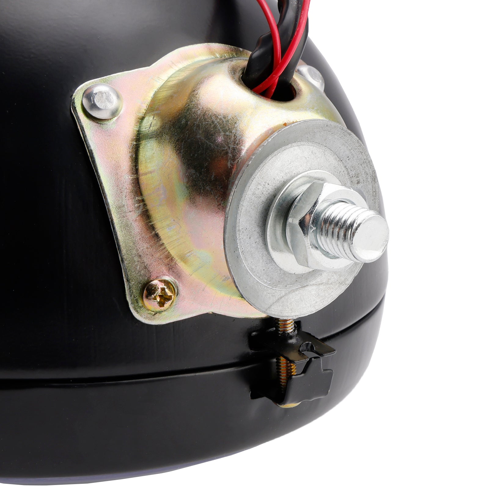 Lampe de phare multifonctionnelle de faisceau personnalisée noire # 84 pour le raceur Bobber Chopper