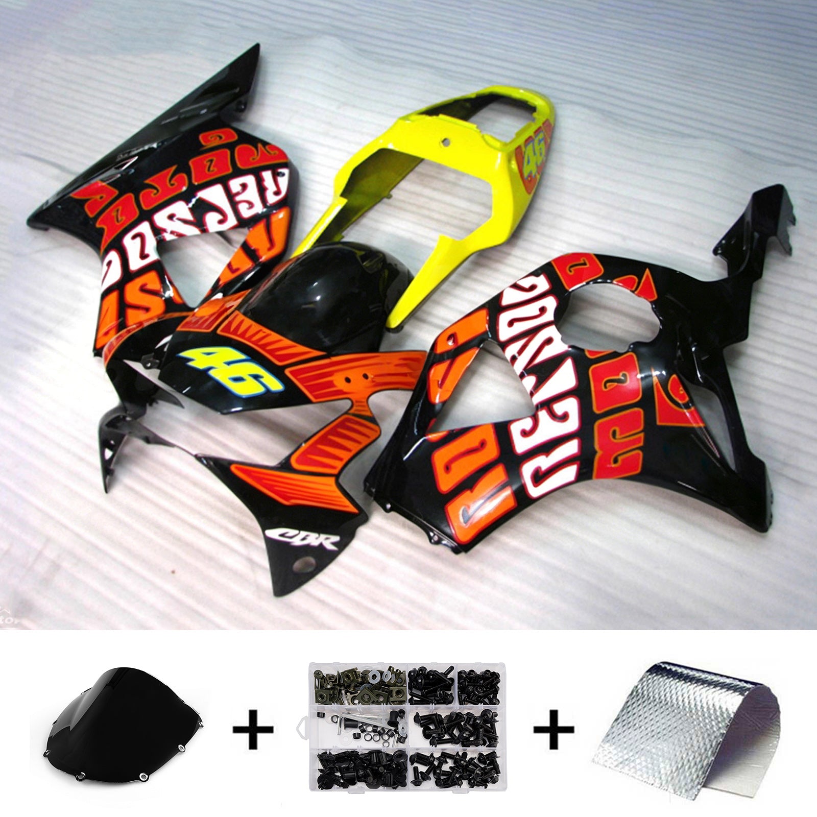Injection Fairing Kit Bodywork Plastic ABS For Honda CBR954 2002-2003