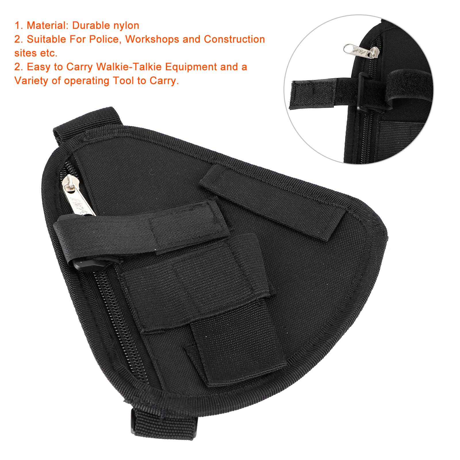 Tactical Multifunctional Triangle Belt Bag for Field Operations Radio Universal