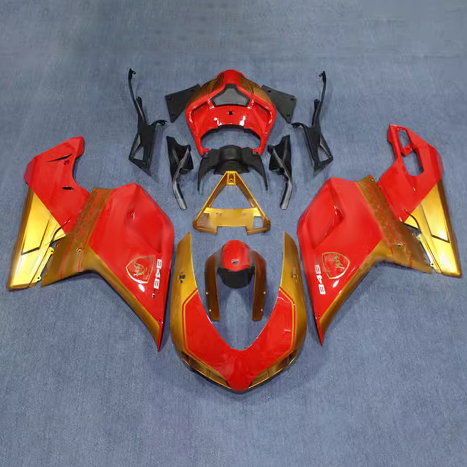 2007-2011 Ducati 1098 1198 848 Fairing Kit Bodywork ABS