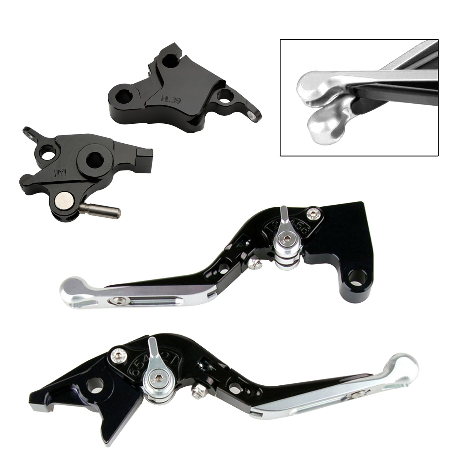 Levier de frein d'embrayage réglable adapté pour CFMOTO 700CL-X Heritage 2021-2022