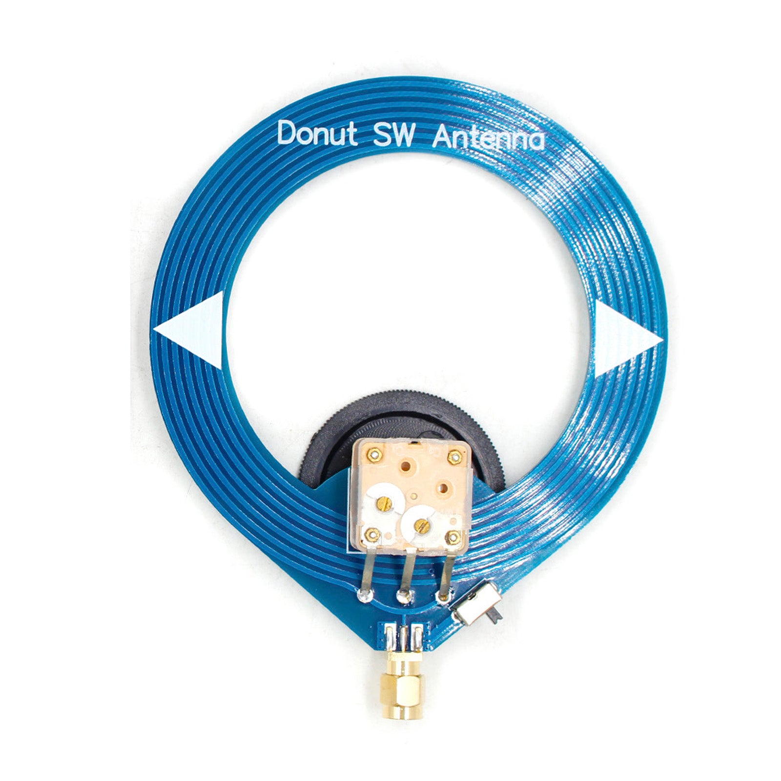 Donut Blue SW HF Antenna Mini Loop Antenna for Malahiteam DSP DSP2 Receiver