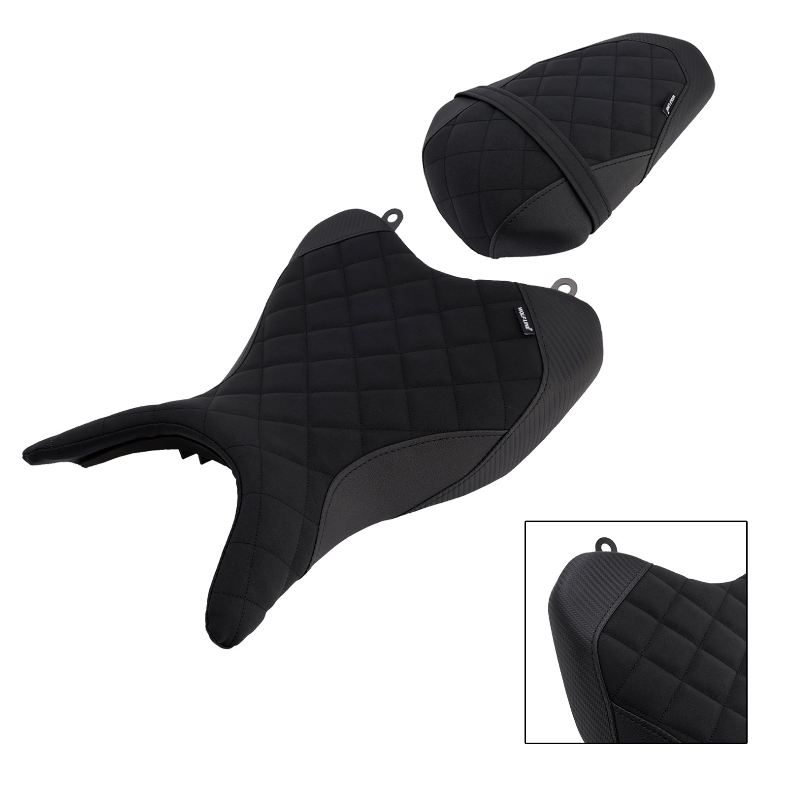 Driver&Passenger Seat Rear Cushion Black For Yamaha Yzf-R3 2025- Mt-03 2025-
