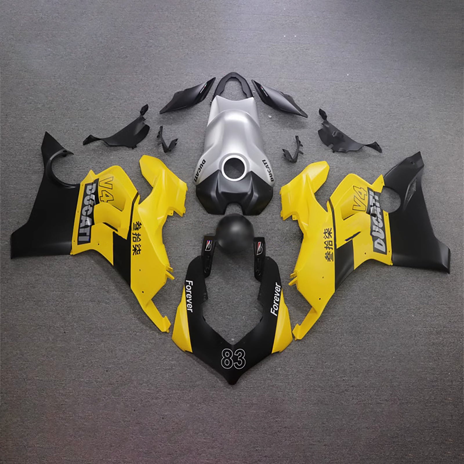Kit de carénage d'injection Ducati Panigale V4/V4S 2020-2021 V4SP/V4R 2019-2022