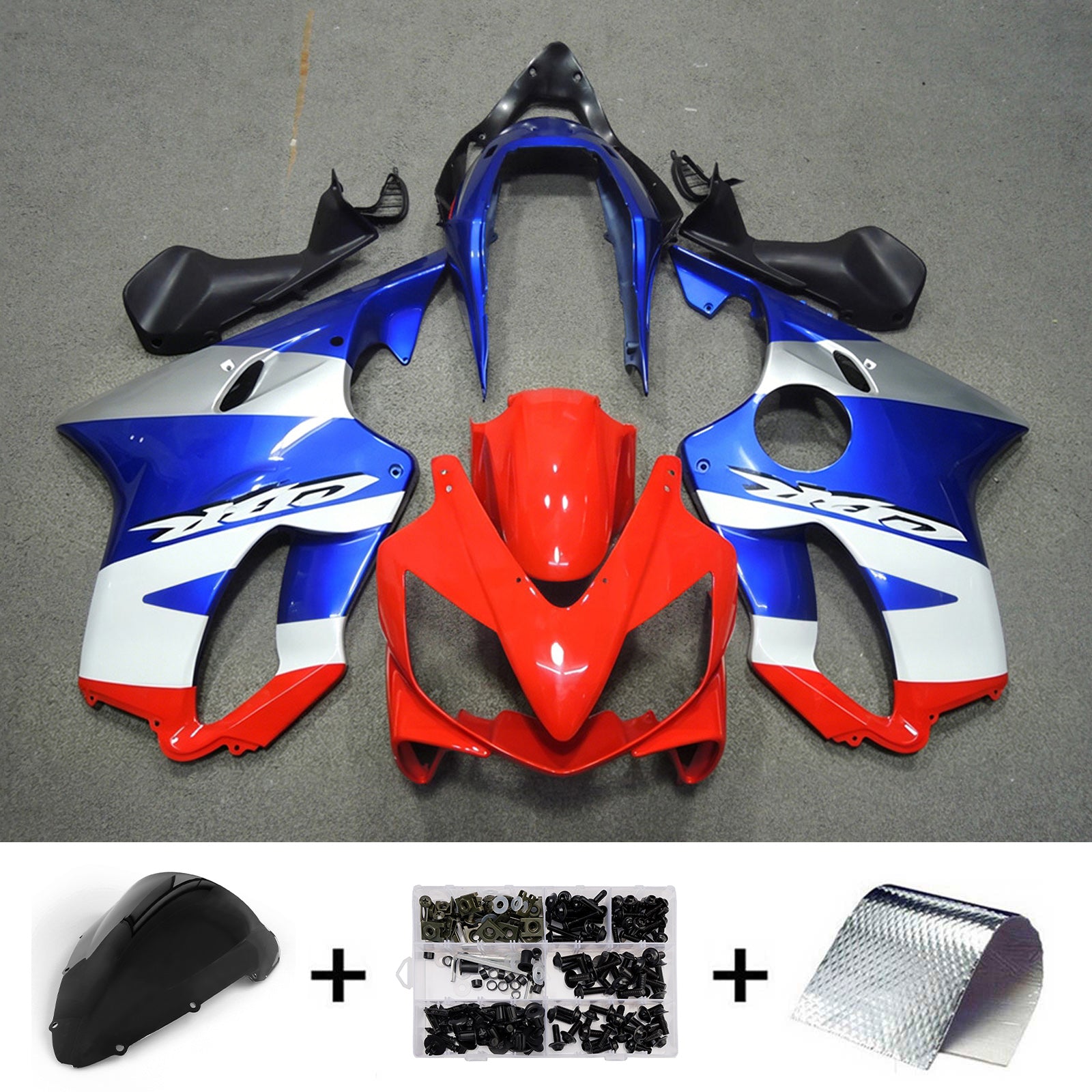 Injection Fairing Kit Bodywork Plastic ABS For Honda CBR600 F4i 2004-2007