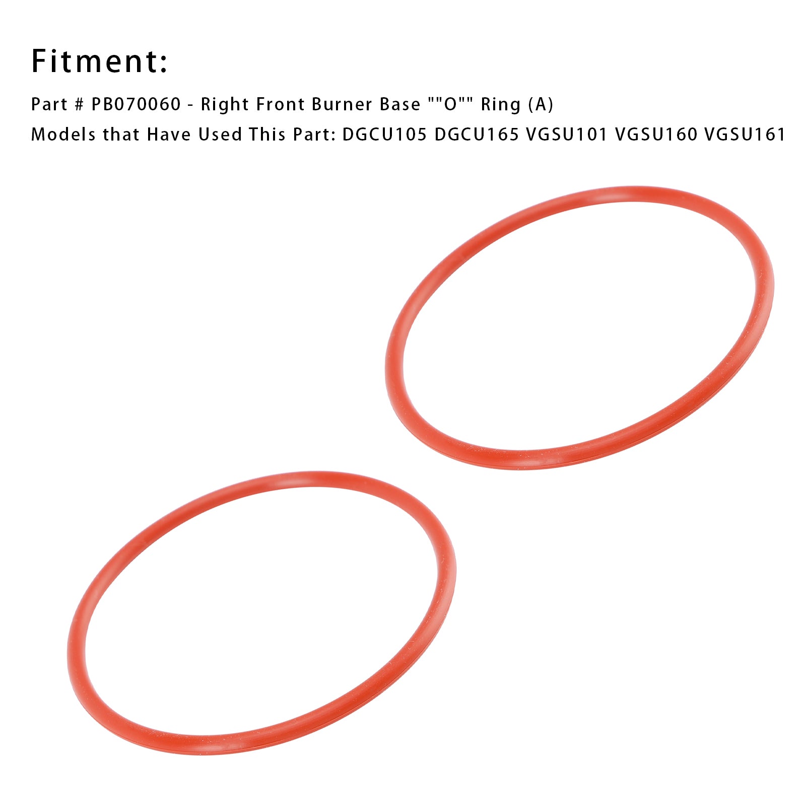 PB070060 O-ring voor branderbasis (A) 2 STUKS
