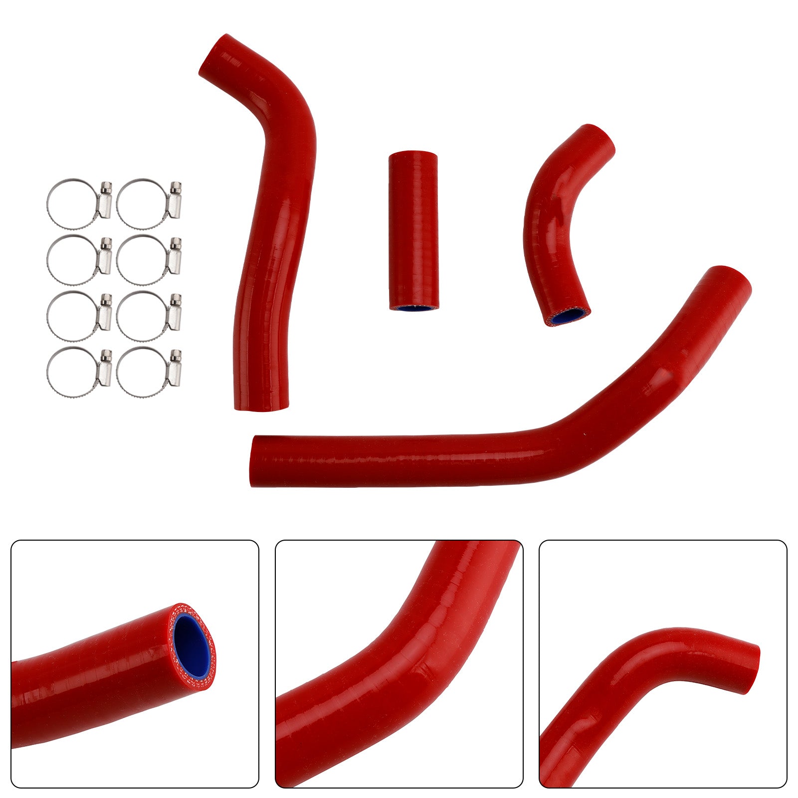 Silicone Radiator coolant Hose kit Fit For Honda CRF450R RX RWE 21-25