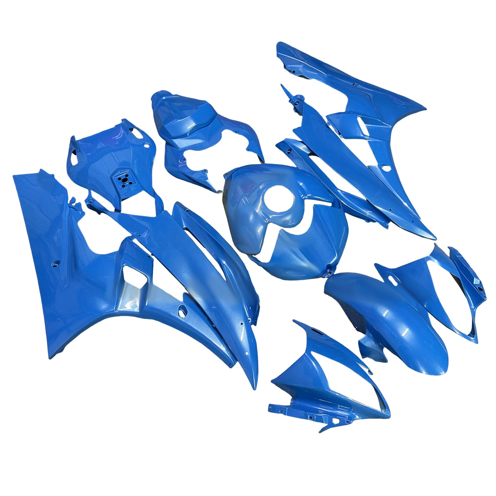 Kit de carénage d'injection carrosserie plastique ABS pour Yamaha YZFR6 YZF-R6 2006-2007