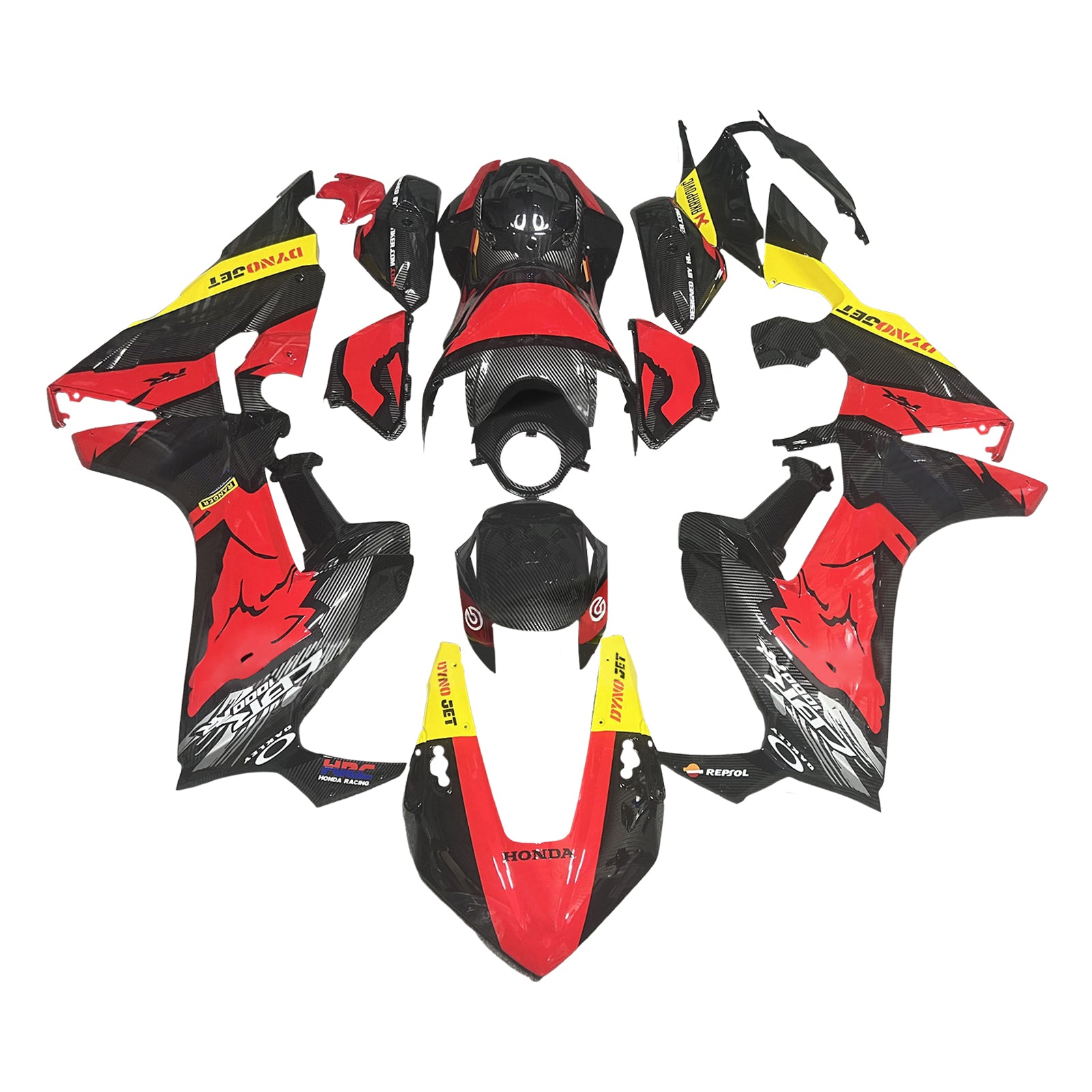 Kit de carenado de inyección carrocería plástico ABS para Honda CBR1000RR 2017-2023