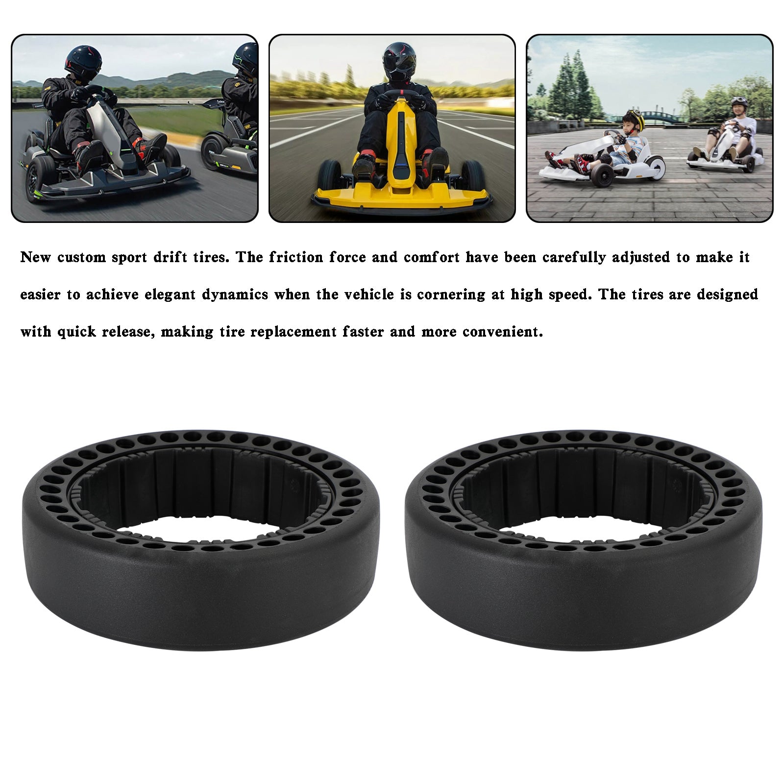 1 STKS Drifting Achterband Voor Segway Ninebot Gokart Pro S MAX Vervanging