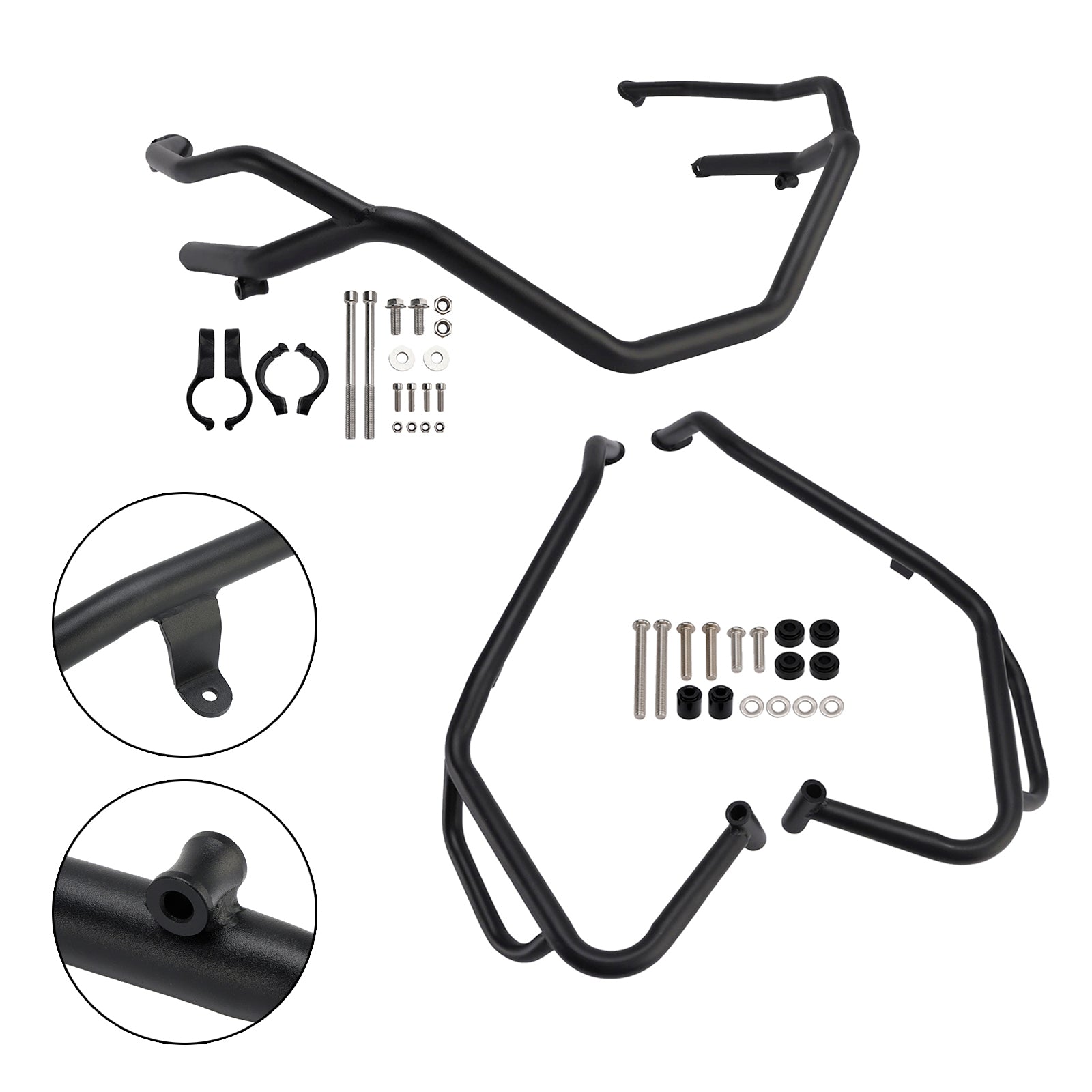 Upper + Lower Engine Guard Frame Crash Bar Kit Black For Honda X-Adv 750 2025+