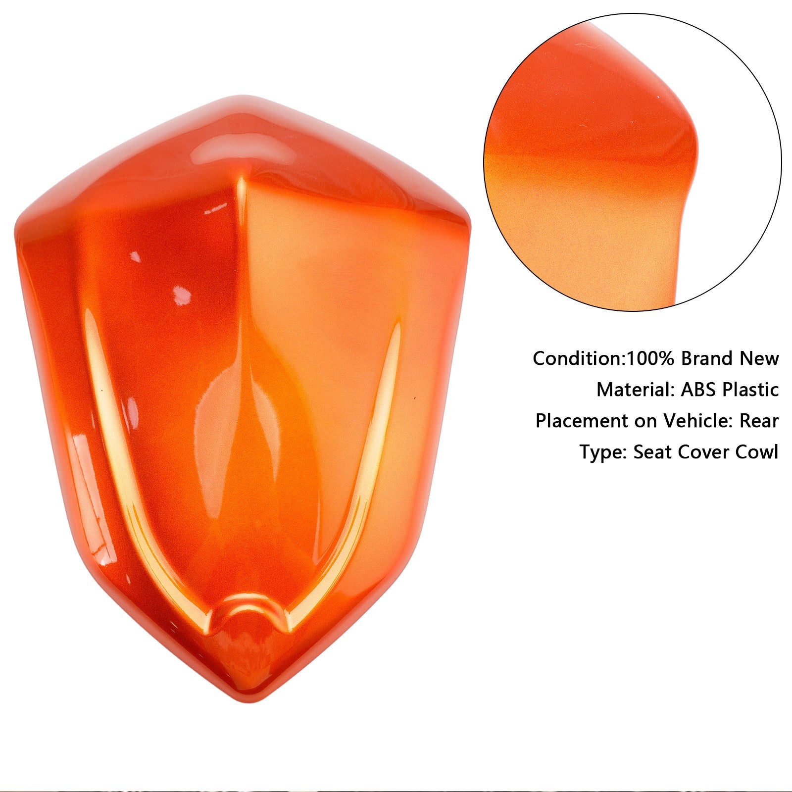 2007-2009 Kawasaki Z1000 staart achterbank kuipafdekking kap