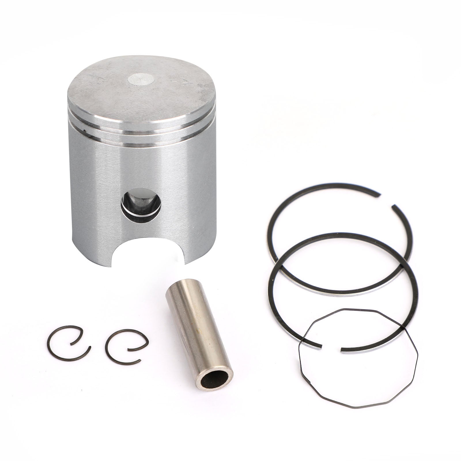 Piston Kit +0.25MM Bore 52.25mm Fit for Yamaha YB100/DX100/AG100/LT2/LT3 100cc