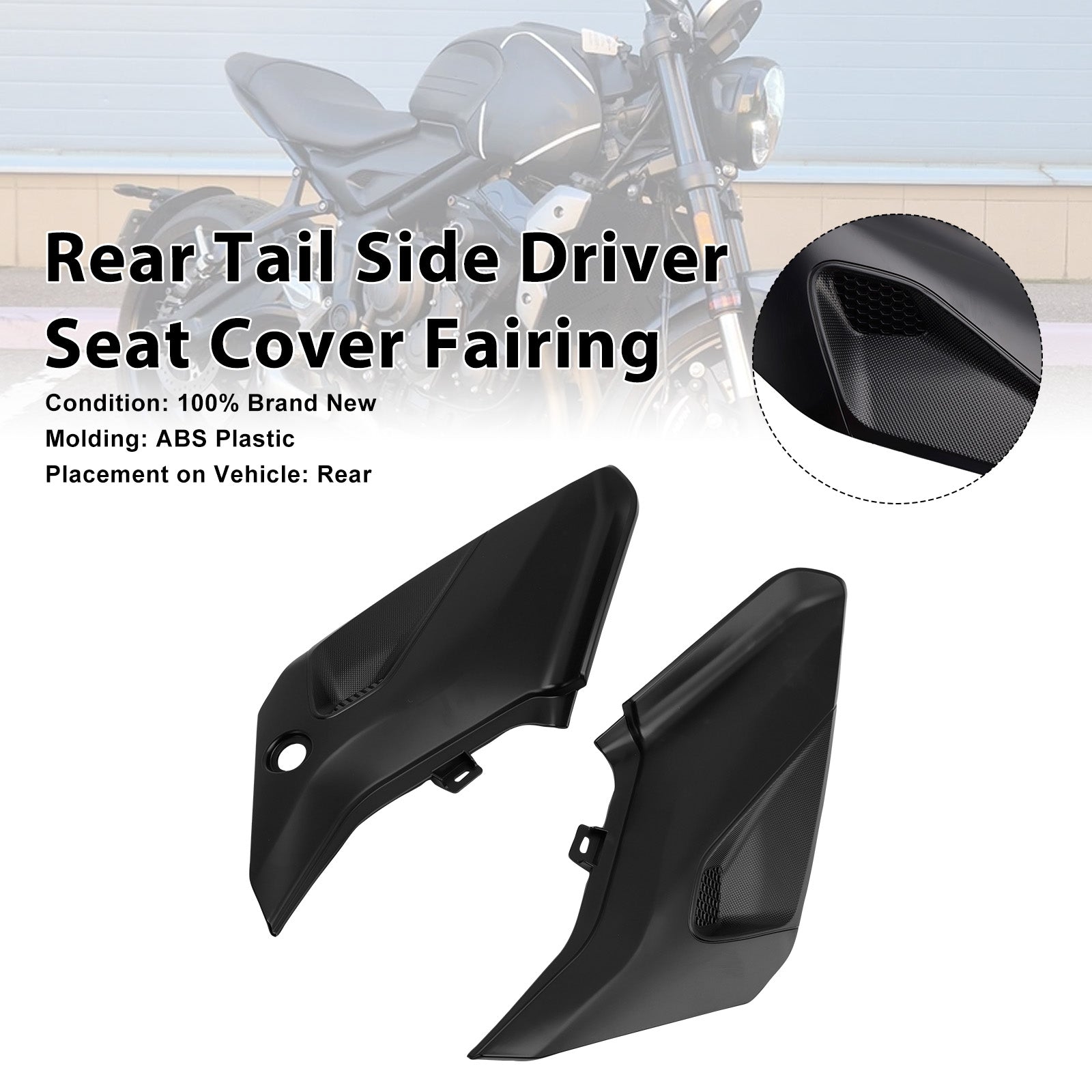 Side Seat Panel Fairing Cowl For Trident 660 2022-2026