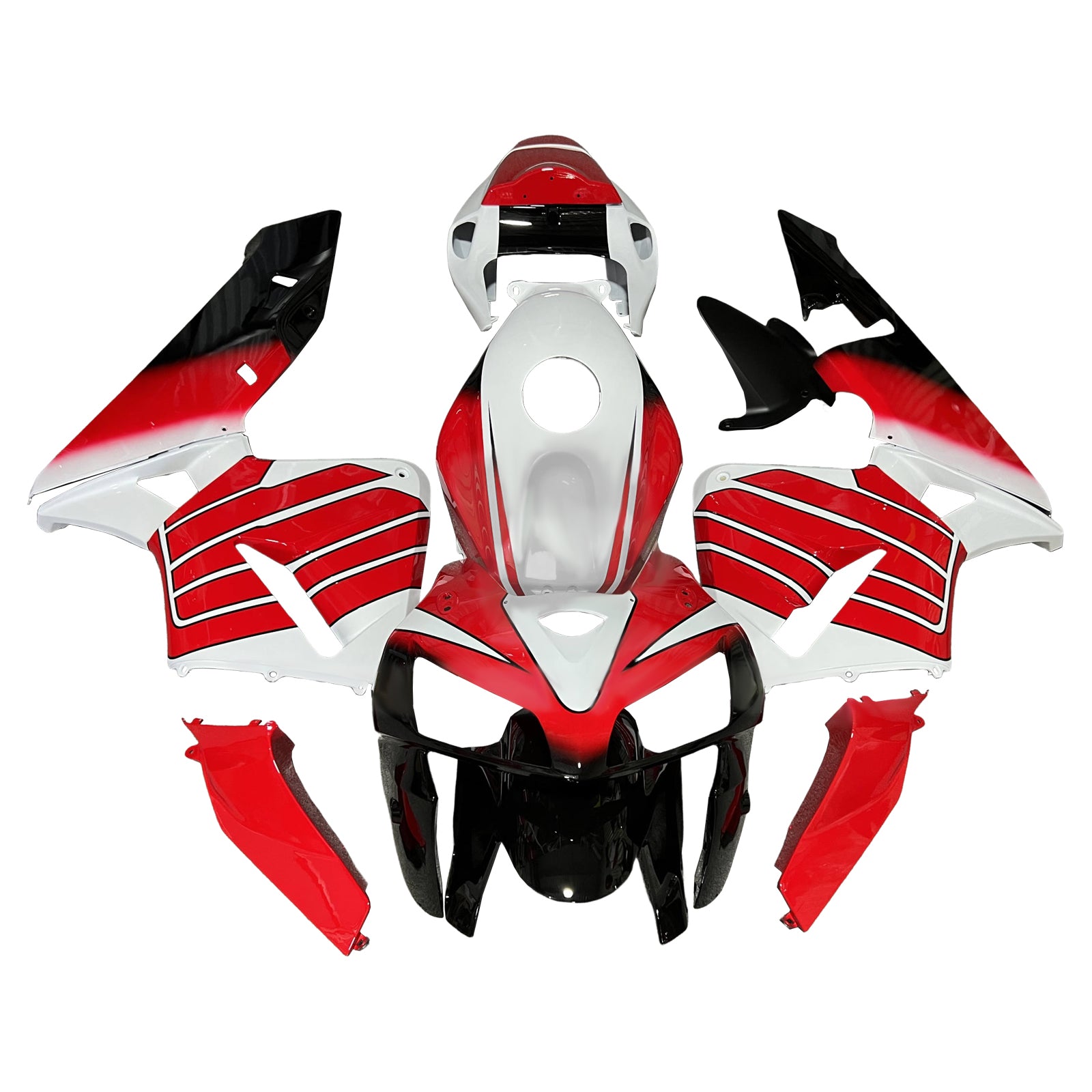Injektionsmässa Kit Bodywork Plastic ABS för Honda CBR600RR 2005-2006 F5