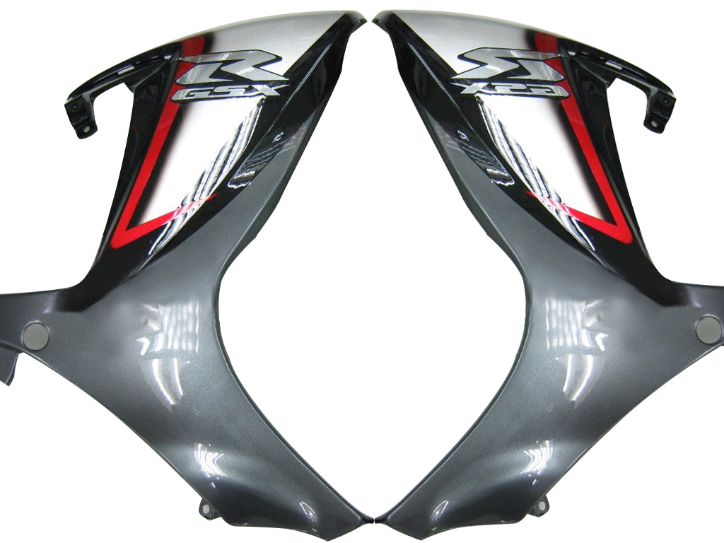 2006-2007 Suzuki GSXR 600 750 Red Silver Black GSXR Racing Fairings Generic