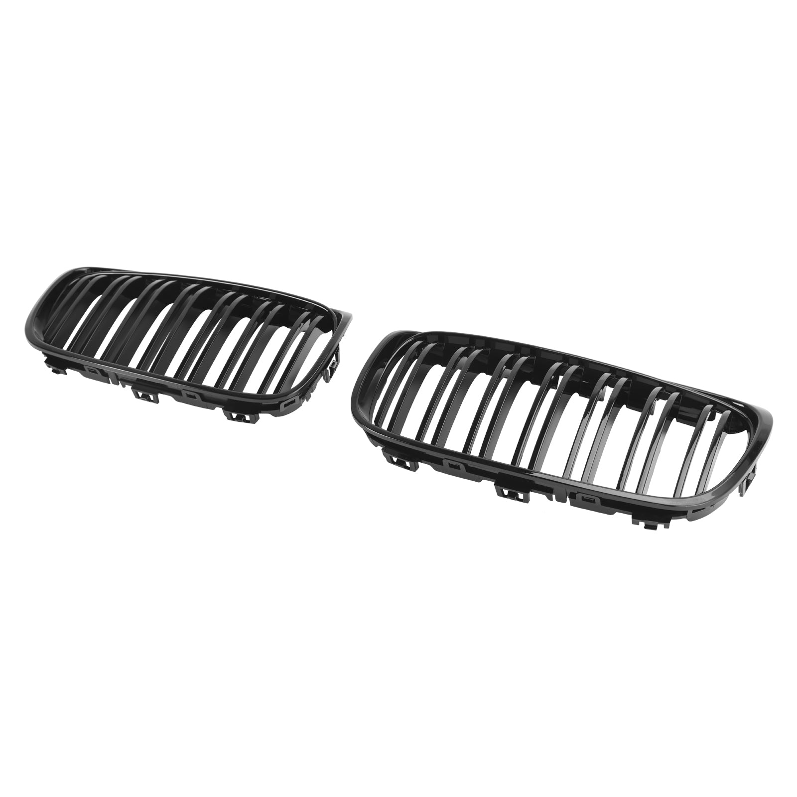 2018-2021 BMW 2 Series F45 F46 Gloss Black Front Kidney Grill Grille 2PCS