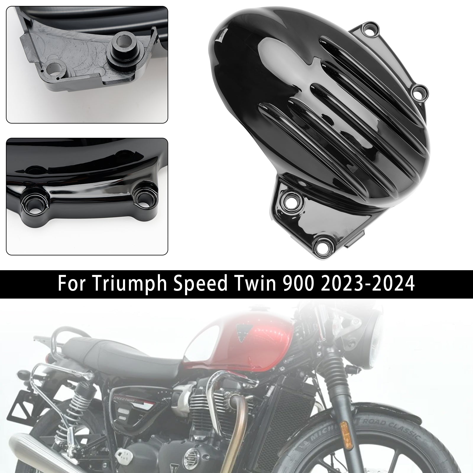 Front Sprocket Chain Guard Fairing Cover For Speed Twin 900 2023-2024