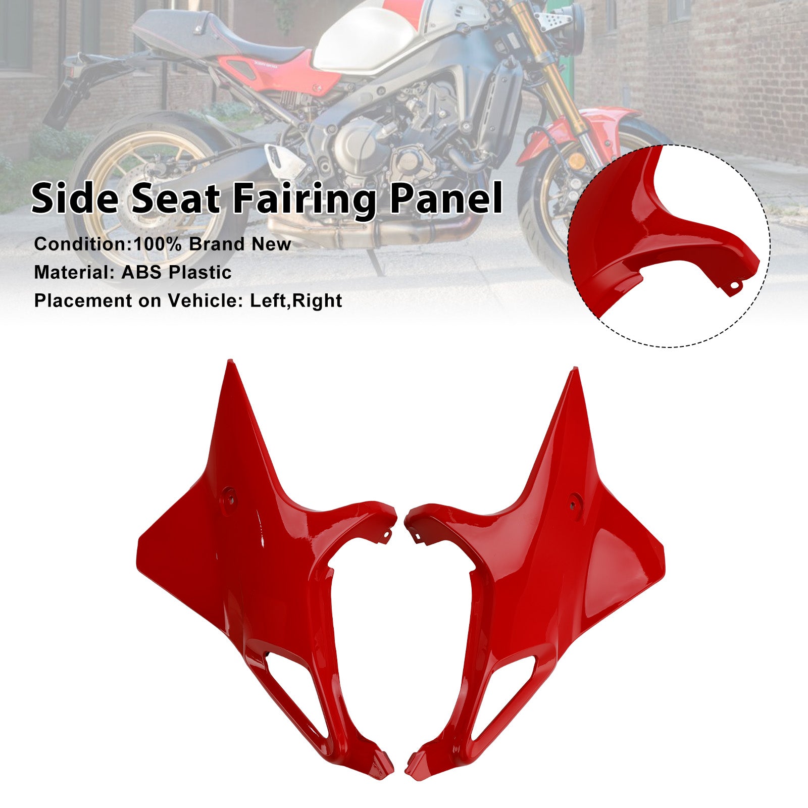 Capot de panneau de carénage de siège latéral Yamaha XSR 900 XSR900 2022-2025