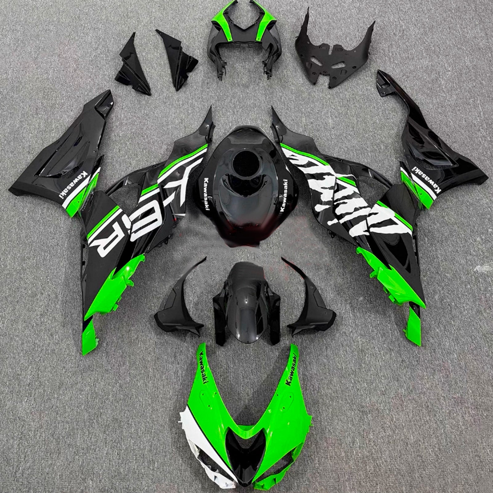 Kit carenatura iniezione carrozzeria in plastica ABS adatta per Kawasaki ZX-6R 2024-2025