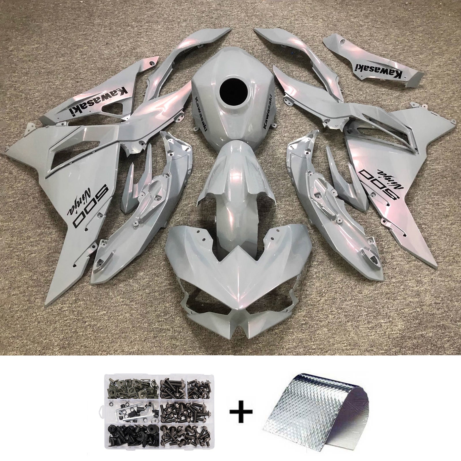 Kit carena iniezione Carrozzeria ABS adatto per Kawasaki Ninja 500 2024-2025