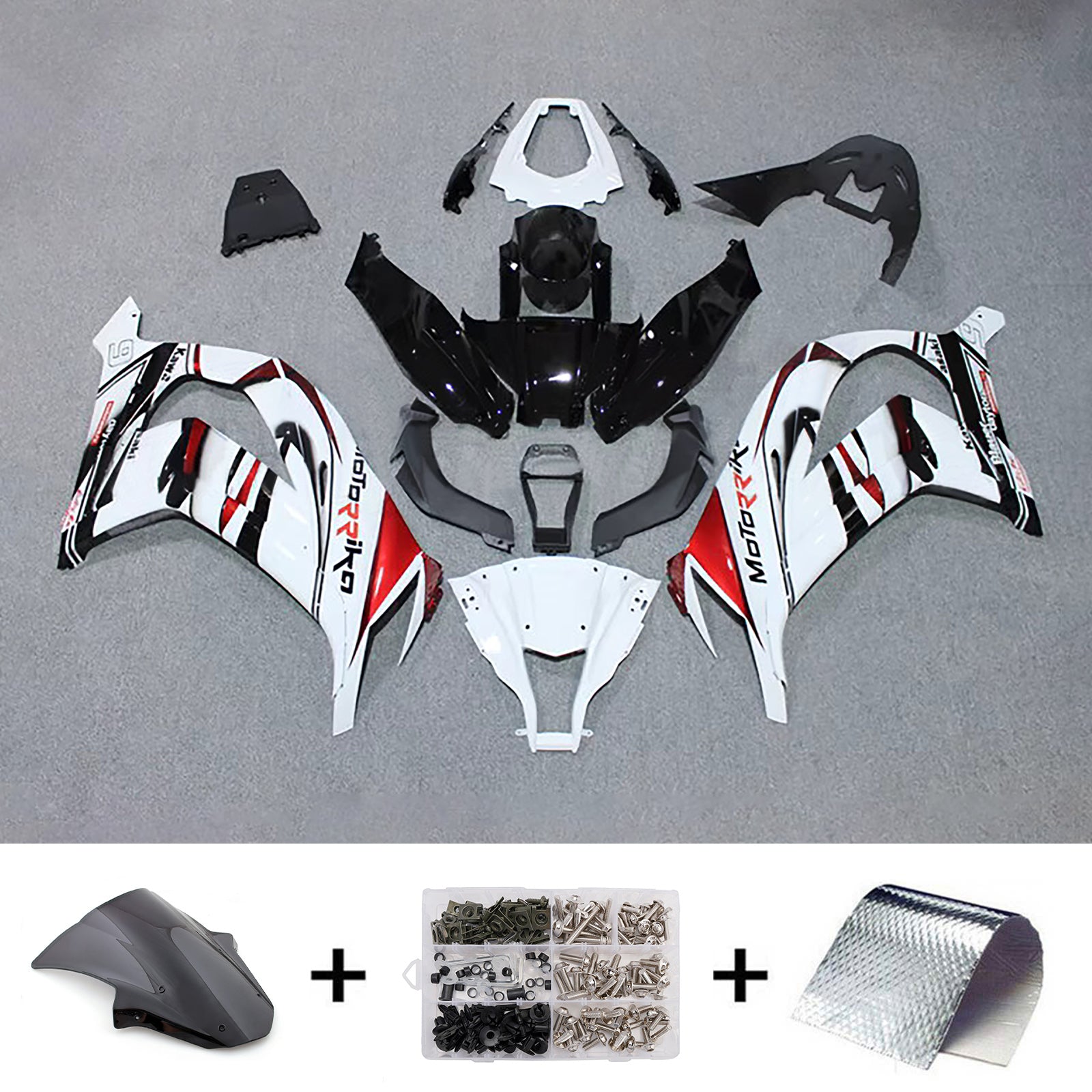 Kit carena iniezione carrozzeria in plastica ABS adatta per Kawasaki ZX10R 2011-2015
