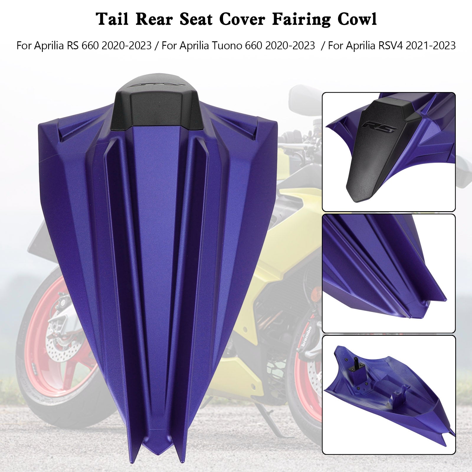 2020-2023 Aprilia Tuono 660 Rear Seat Cover Fairing Cowl