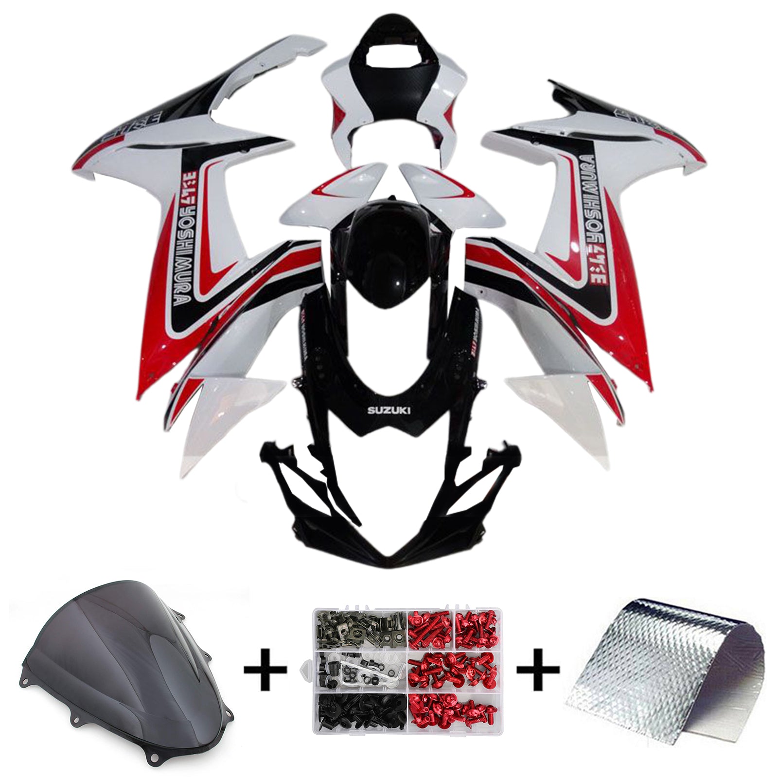 2011-2024 Suzuki GSXR 600/750 K11 Amotopart Injection Fairing Kit Bodywork Plastic ABS #101