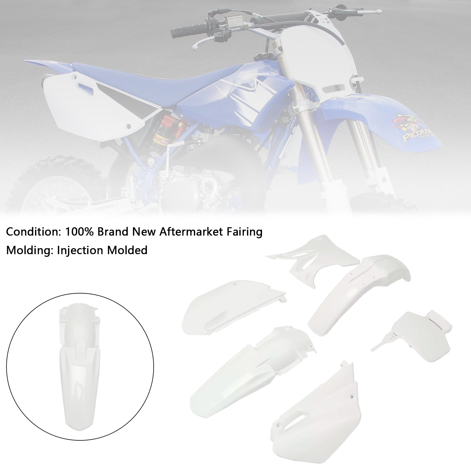 Body Plastic Kit Fender Fairing For Yamaha YZ85 2002-2014