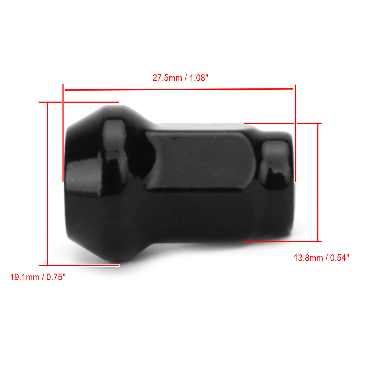 2012-2013 Polaris Ranger RZR 800 S LE Areyourshop 16 Pack Black 3/8"-24 Tapered Lug Nuts Generic
