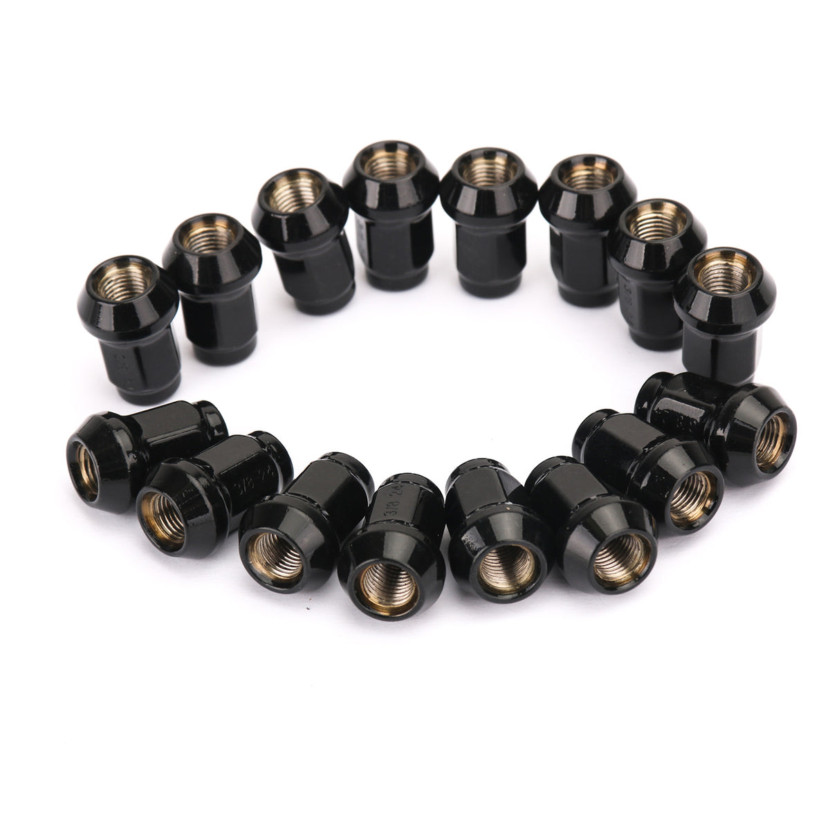 2012-2013 Polaris Ranger RZR 800 S LE Areyourshop 16 Pack Black 3/8"-24 Tapered Lug Nuts Generic