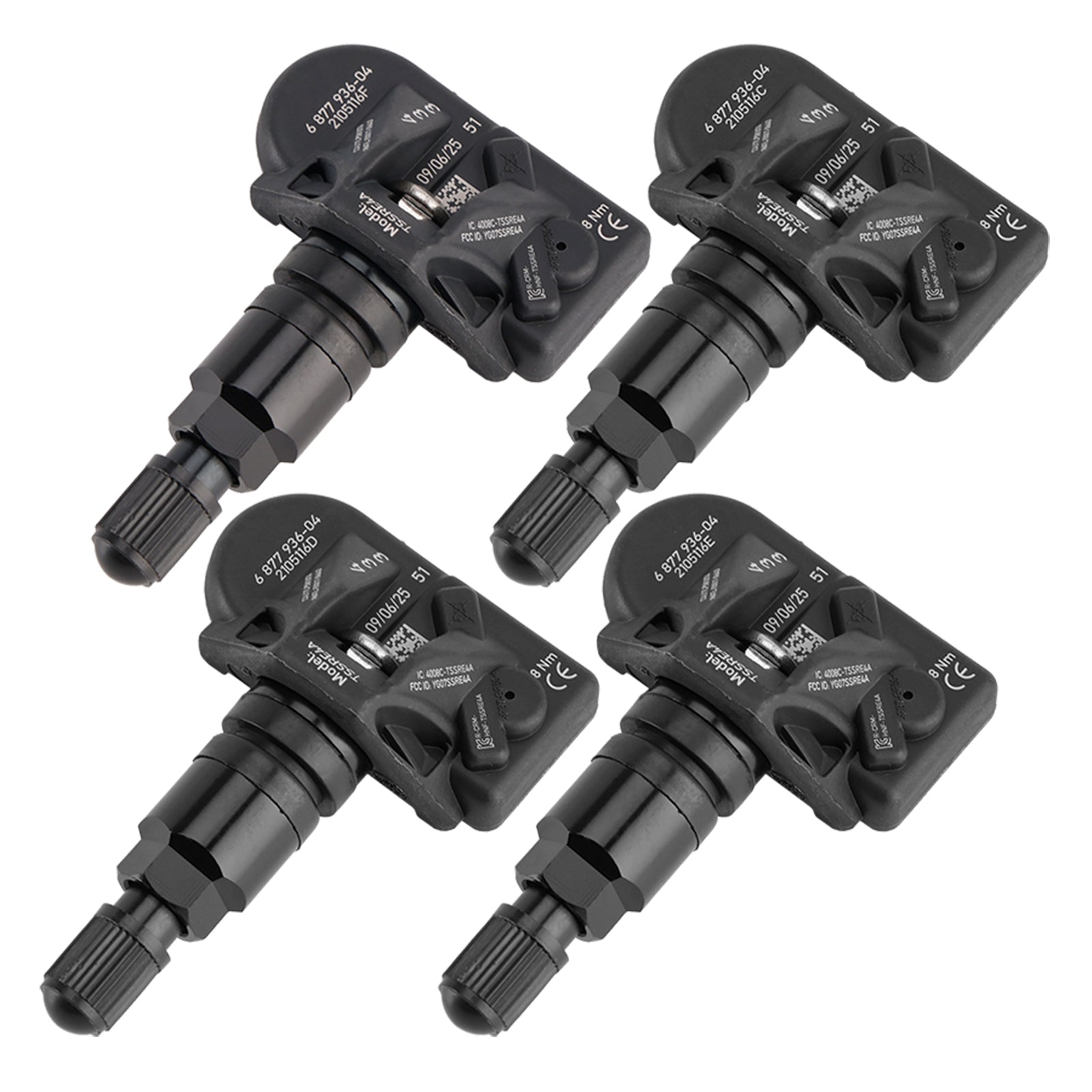 4X Bandenspanning Sensor 6877936 Voor BMW 5 Serie G30 G31 F40 3 Serie G20 G21
