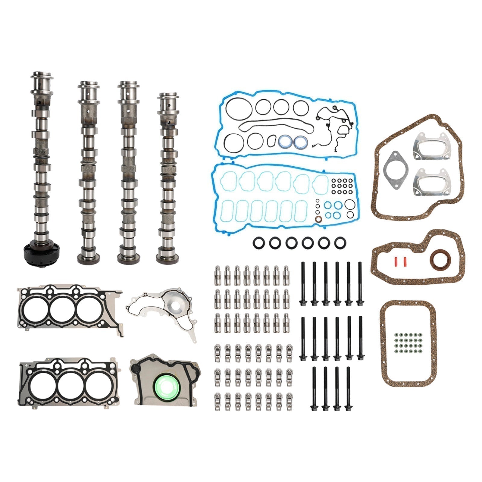 2013-2016 Ram 1500 3.6L V6 Camshafts Rockers Lifters Gaskets Kit 5184296AH