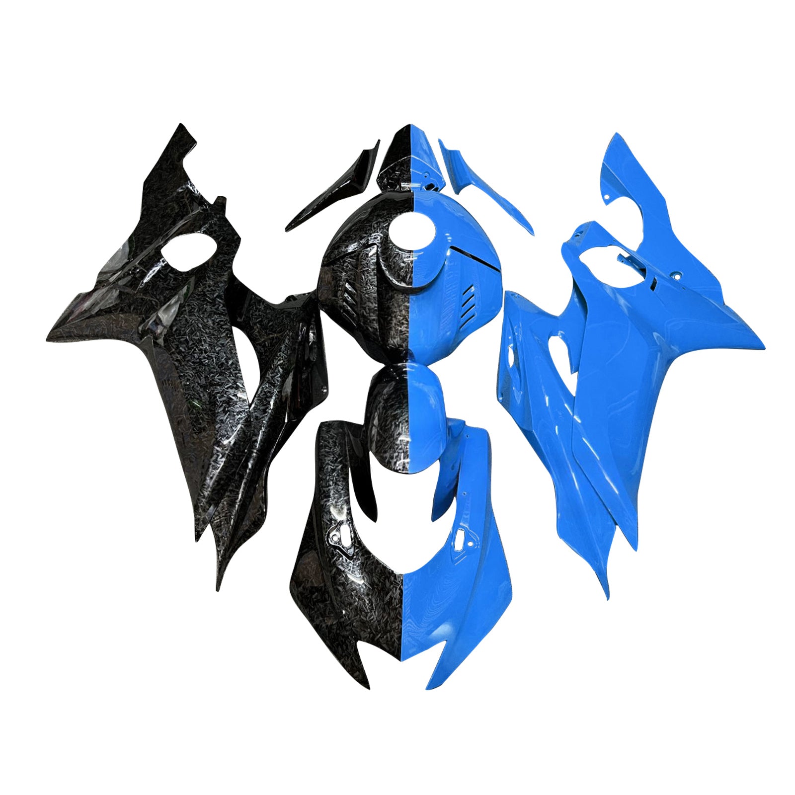 Kit de carenado de inyección, carrocería de plástico ABS apto para Yamaha YZF-R6 2017-2023