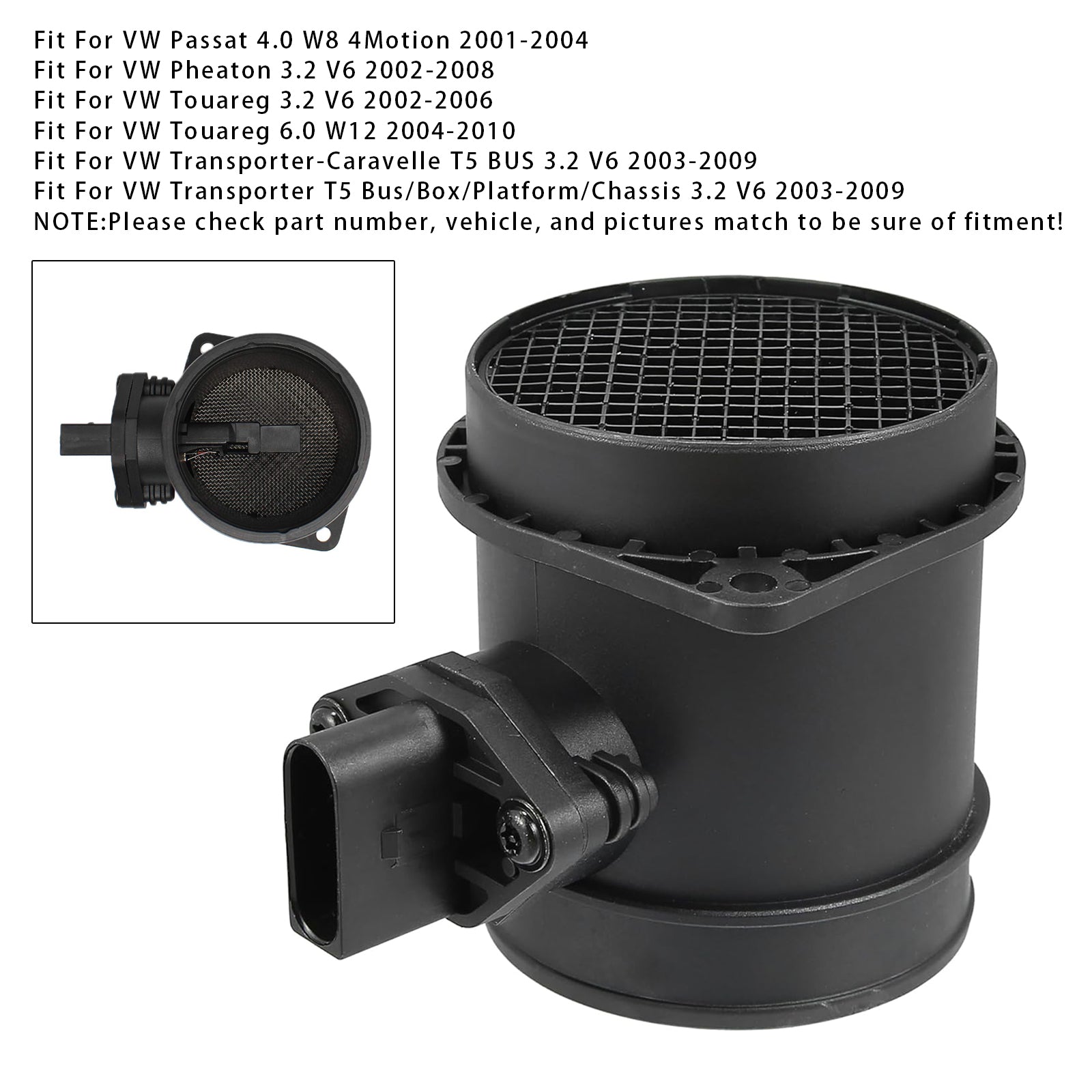 Mass Air Flow Meter Sensor For VW Golf MK5 Audi A3 TT 3.2 Bentley 0280218073