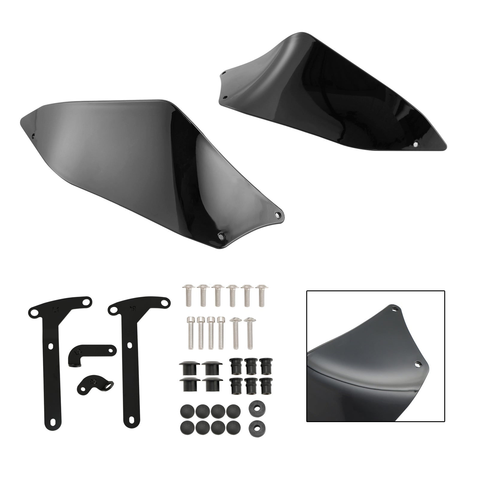 2022-2023 DUCATI Desert X Motorcycle Deflector Side Top
