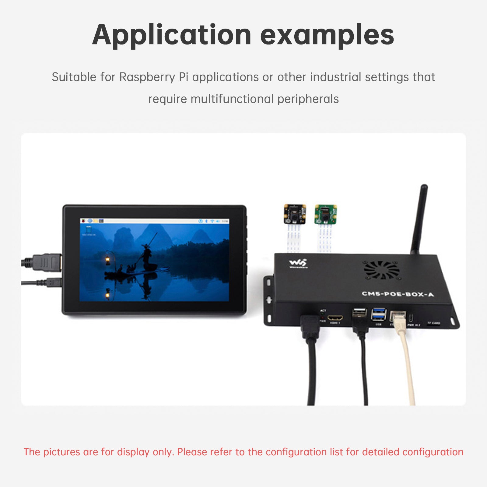 Raspberry Pi CM5 PoE-uitbreidingskaart Computermodule Plintondersteuning M.2 NVMe