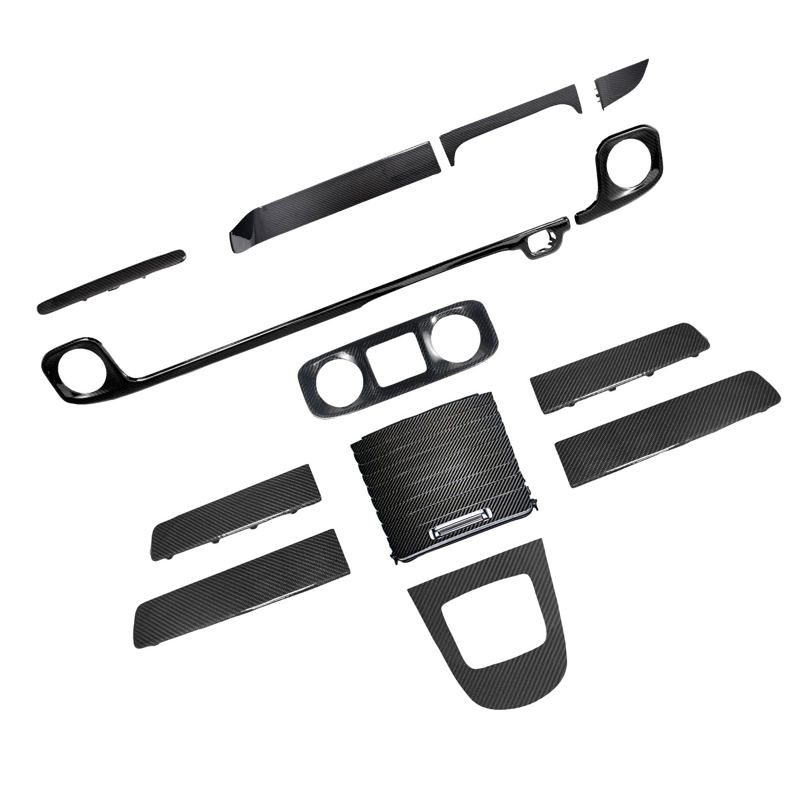 Dry Carbon Dash Interior Trim Panel Set Fit Mercedes W465 G550 G580 G63 2025+