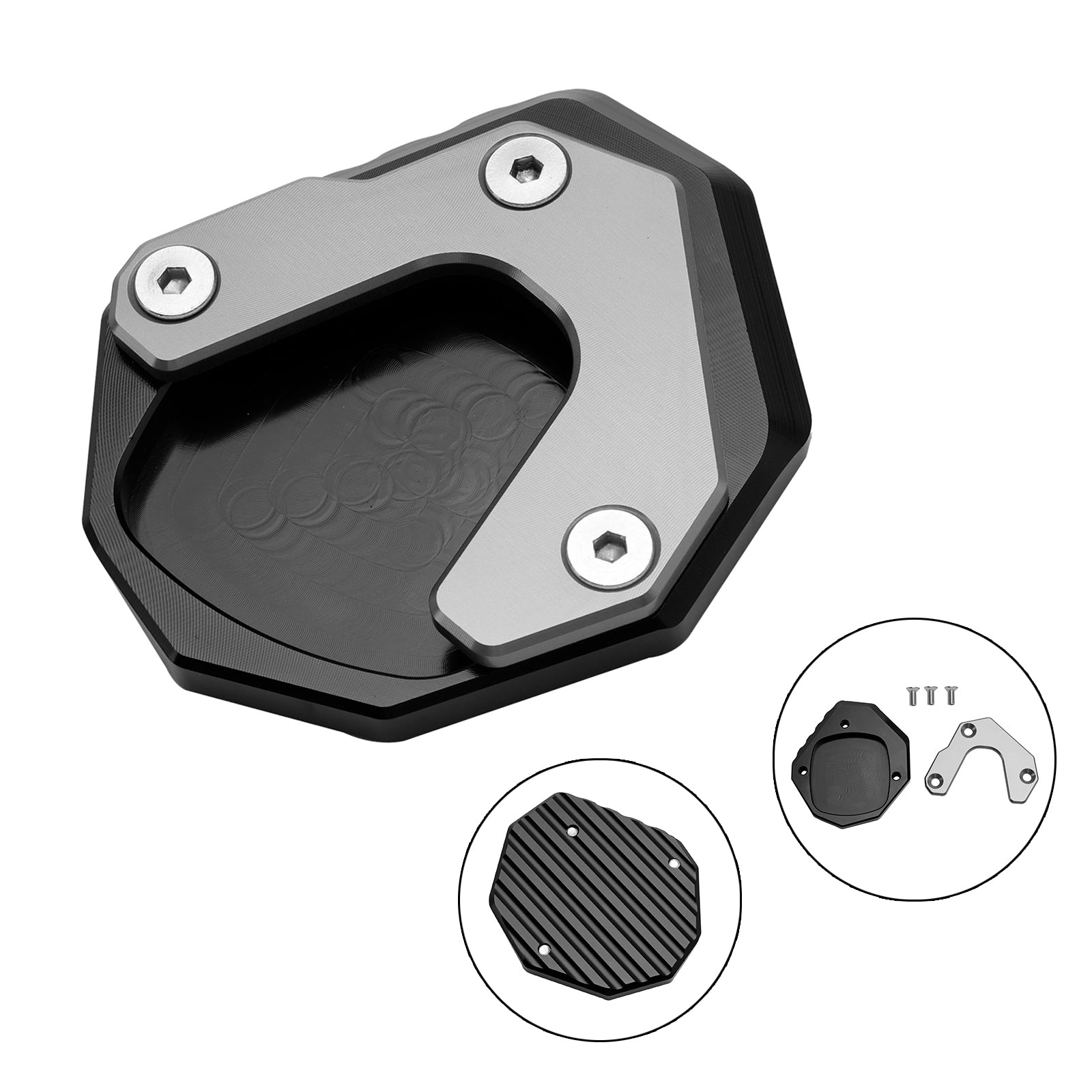 2023-2024 Kickstand Enlarge Plate Pad fit for Honda XL 750 Transalp CB750 Hornet