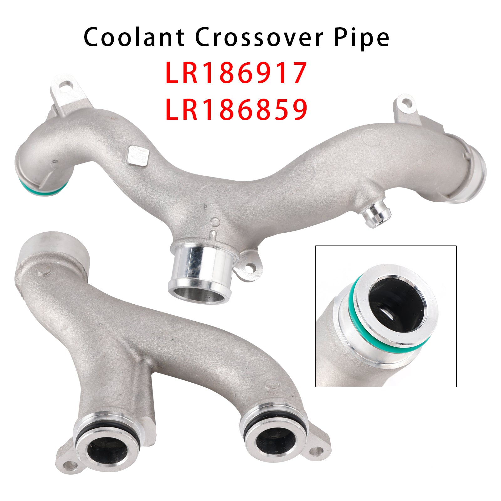 Tuyau croisé de liquide de refroidissement, 2 pièces, LR186917 LR186859, pour Land Rover LR4 V2 3.0 5.0