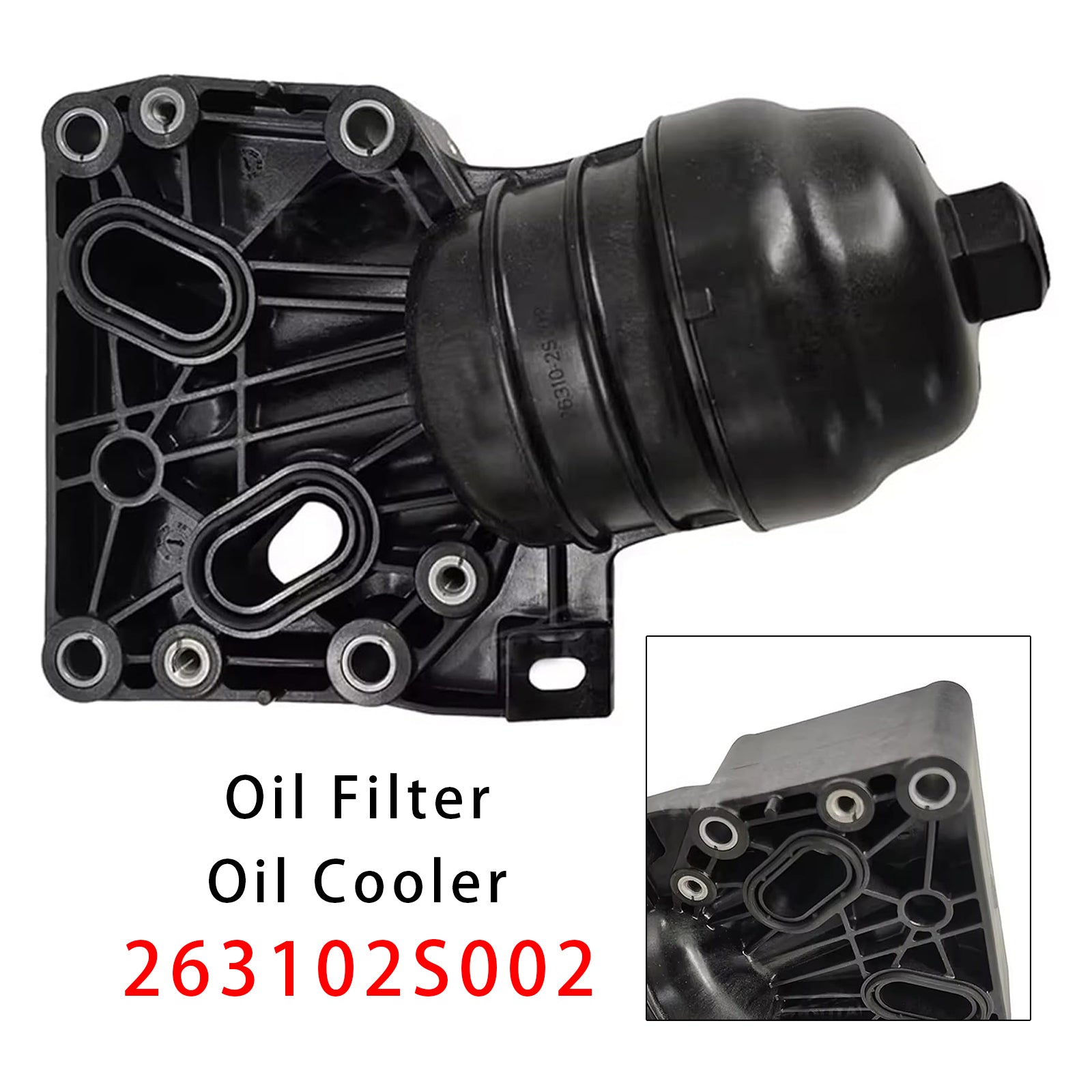 Oil Filter Oil Cooler Assembly 263102S002 For Kia Sportage Sorento 2023-2024