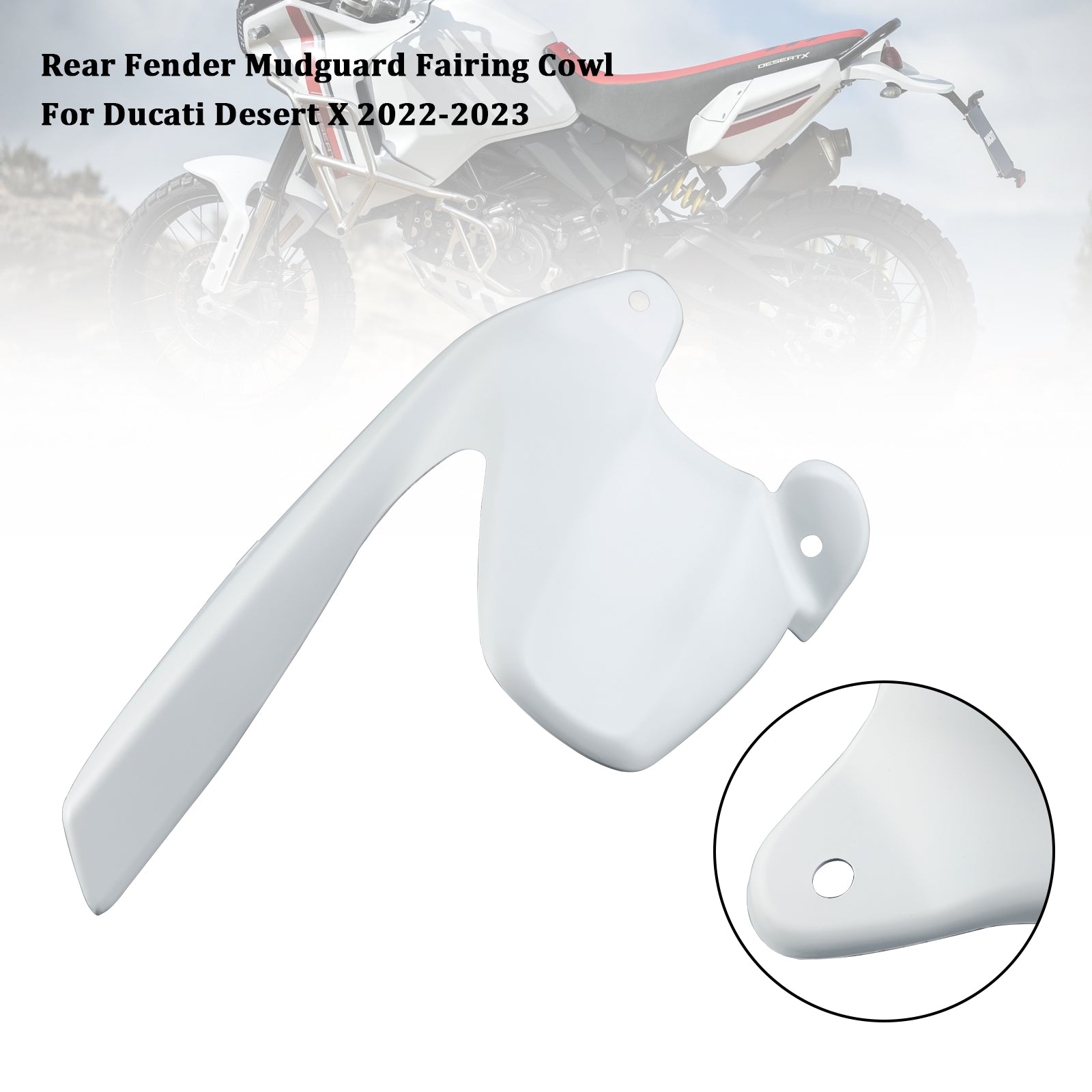 Capot de carénage de garde-boue arrière Ducati Desert X 2022-2023