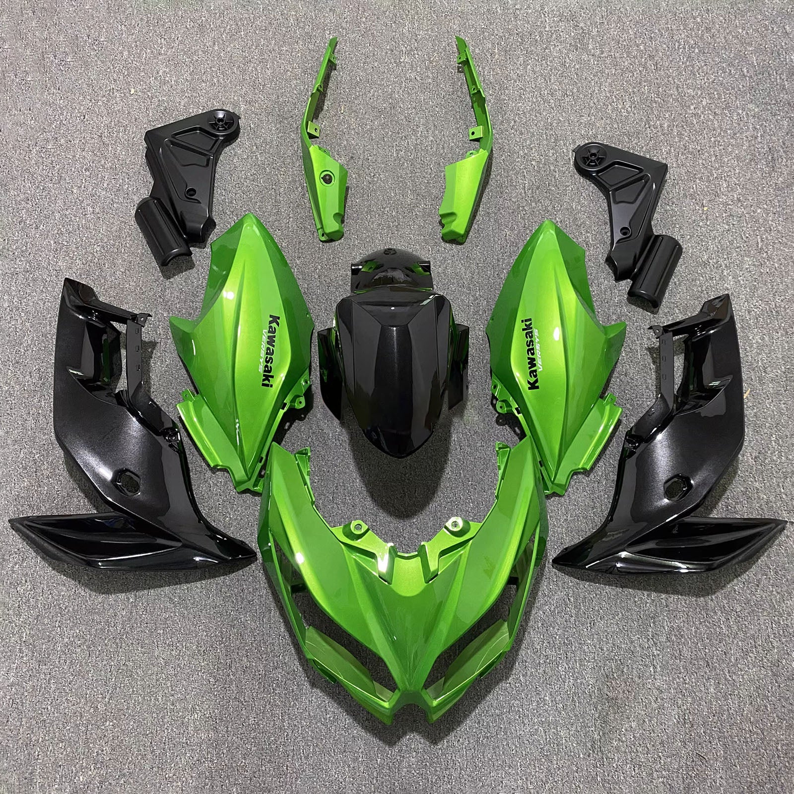 Kit carena iniezione carrozzeria in plastica ABS adatta per Kawasaki Versys 650 2015-2021